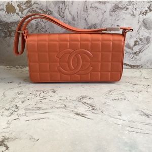 Chanel Orange Flap Bag